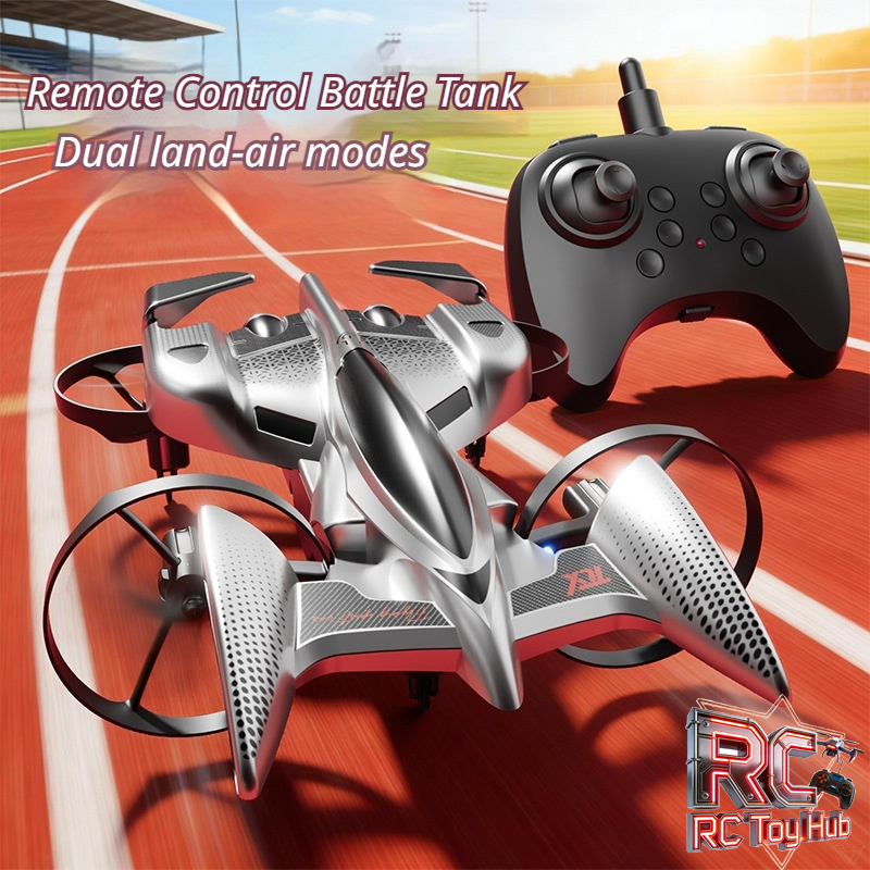 Rc Drone And Flying Car - سيارة طائرة بتحكم عن بعد ثنائية