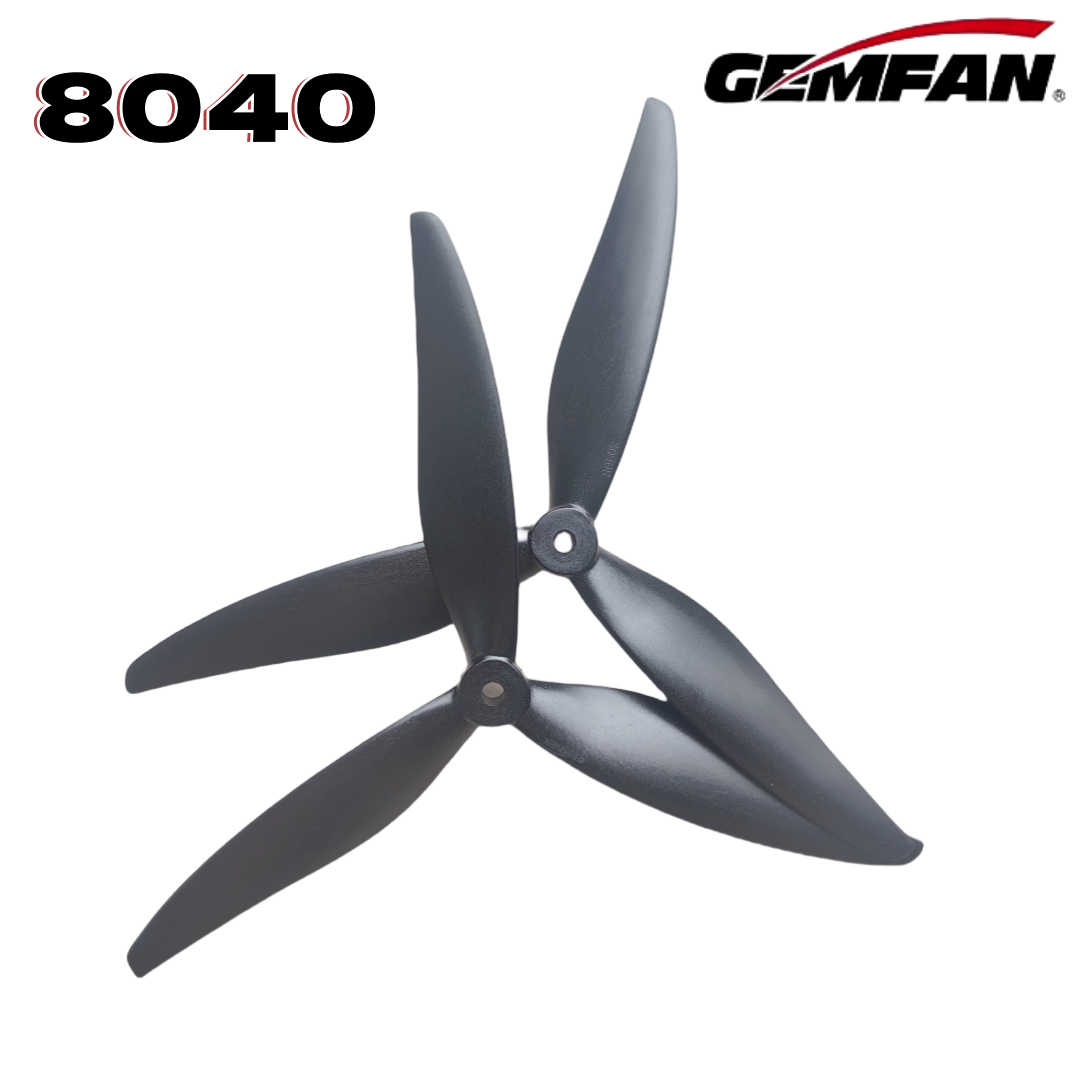 Drone Rc Parts - Gemfan 8040 8X4X3 3-blade 8 بوصة