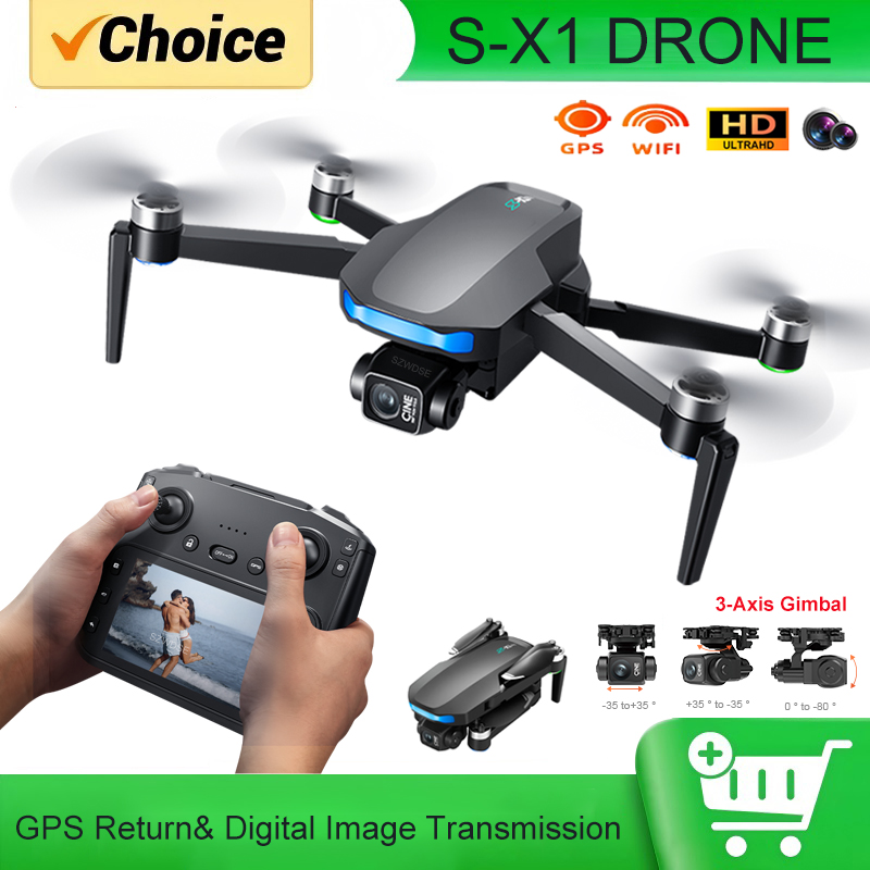 Drone Rc App - طائرة بدون طيار S-X1 MAX مزودة