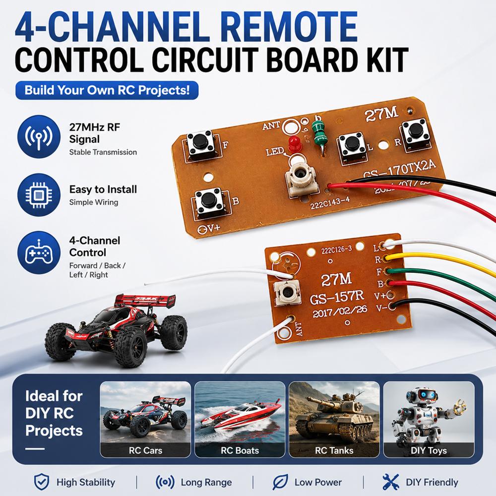 Joystick Rc Drone - طقم تحكم عن بعد 27 ميجاهرتز،