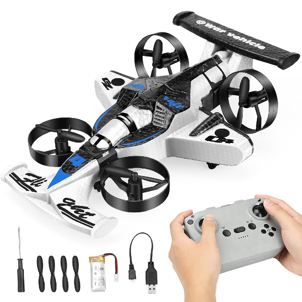 Rc Drone And Flying Car - سيارة طائرة بتحكم عن بعد ثنائية