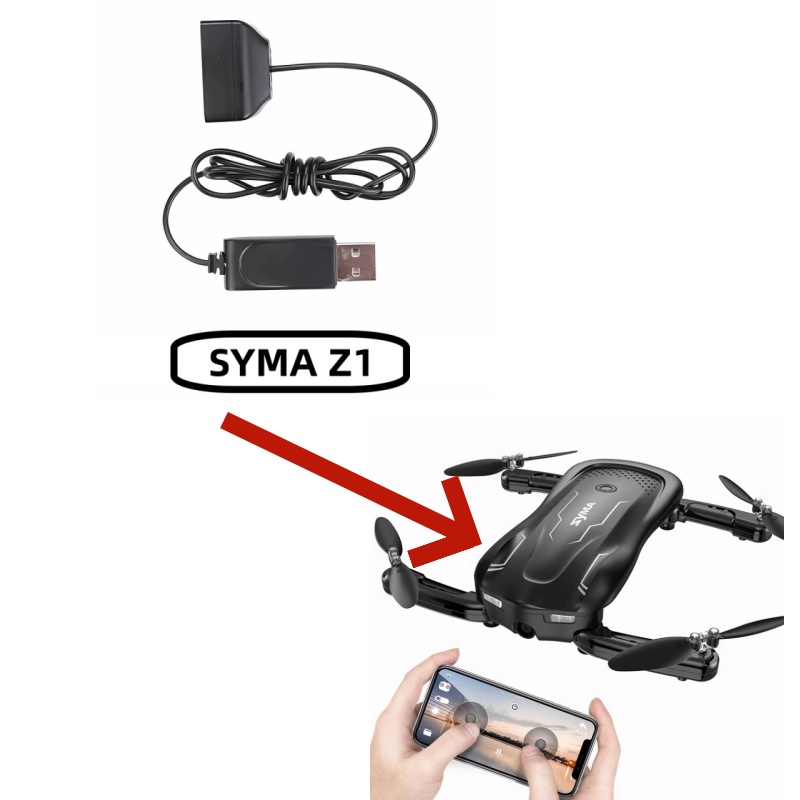 Drone Z1 - Syma Z1 كابل شاحن USB للطي