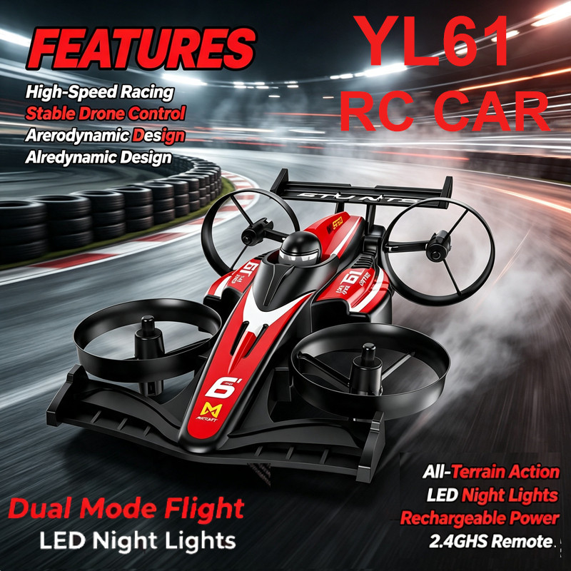 Rc Drone And Flying Car - أحدث طراز YL61 2 في 1:
