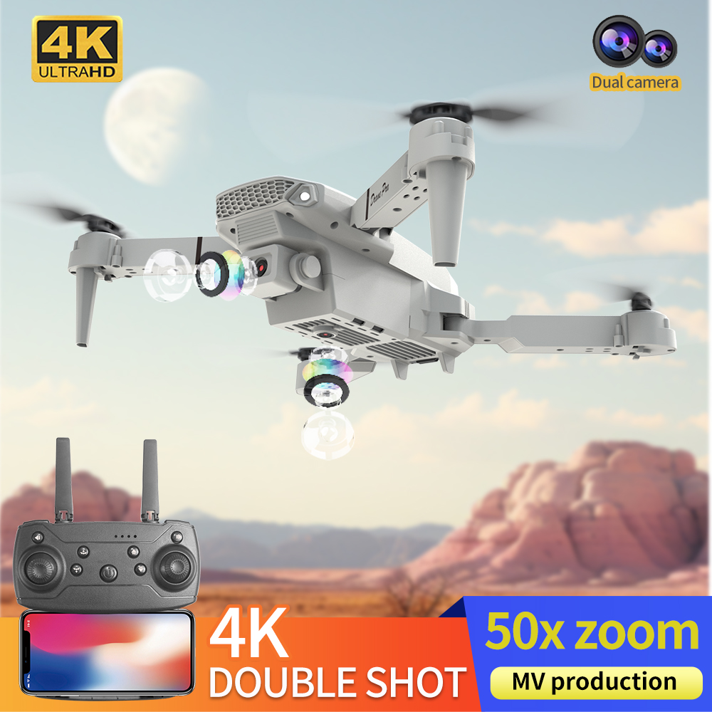 طائرة بدون طيار E88 احترافية ج - مراجعة Drone E88Pro Rc 4K وسعره