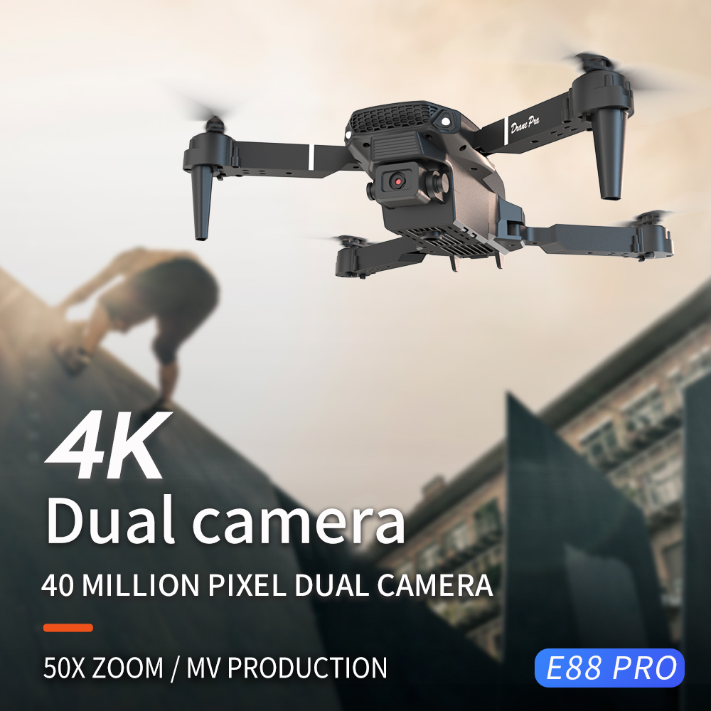 طائرة بدون طيار E88 احترافية ج - مراجعة Drone E88Pro Rc 4K وسعره