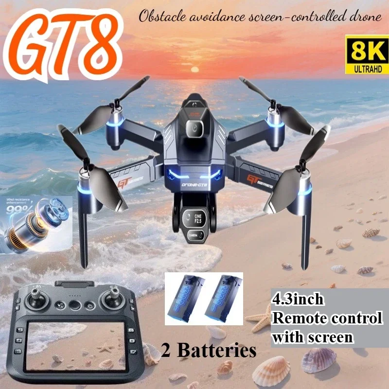 الطائرة بدون طيار 4K HD GT8 كا - مراجعة Drone E88Pro Rc 4K وسعره