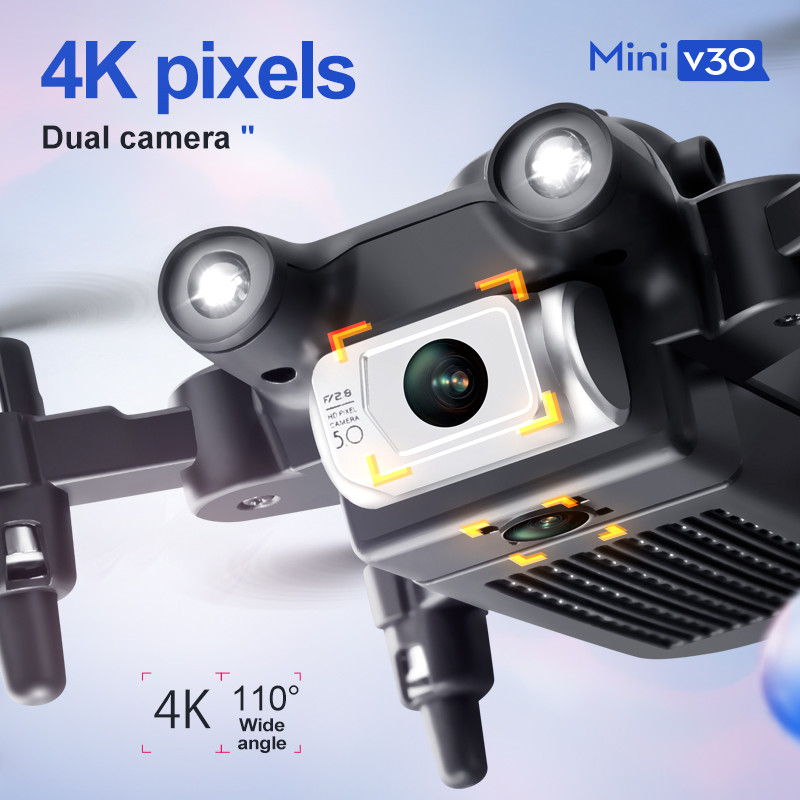 طائرة بدون طيار صغيرة V30 WiFi - مراجعة Drone E88Pro Rc 4K وسعره