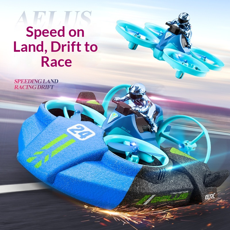 طائرة V24 ثلاثية الوظائف للتحك - مراجعة Rc Drone And Flying Car وسعره