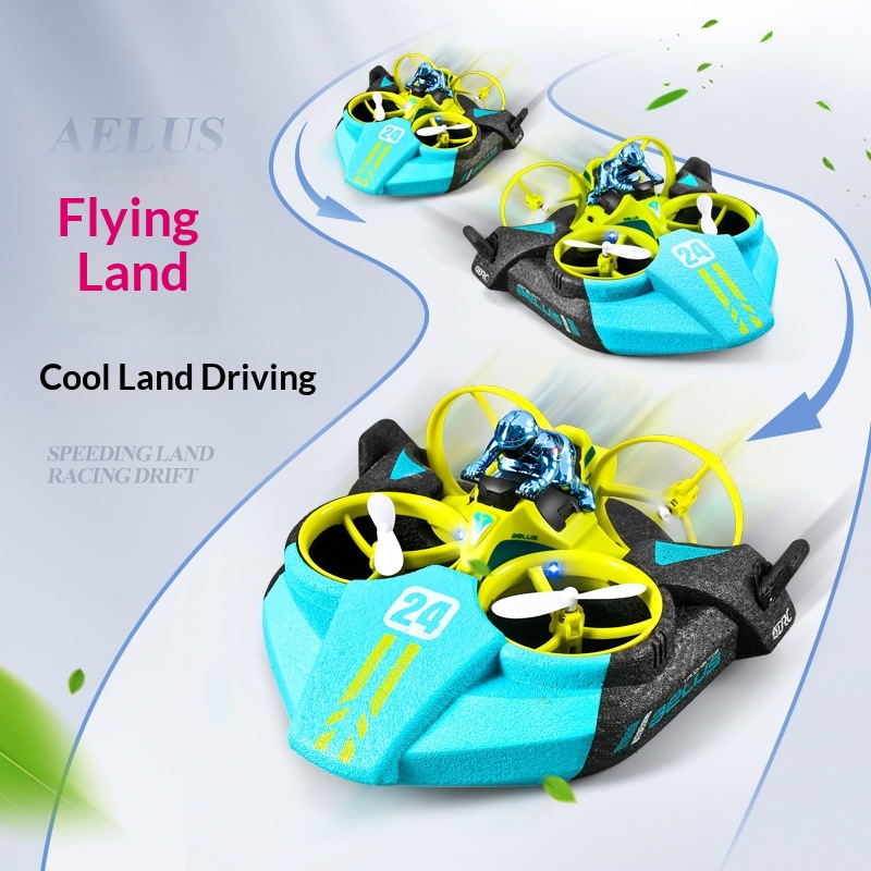 طائرة V24 ثلاثية الوظائف للتحك - مراجعة Rc Drone And Flying Car وسعره