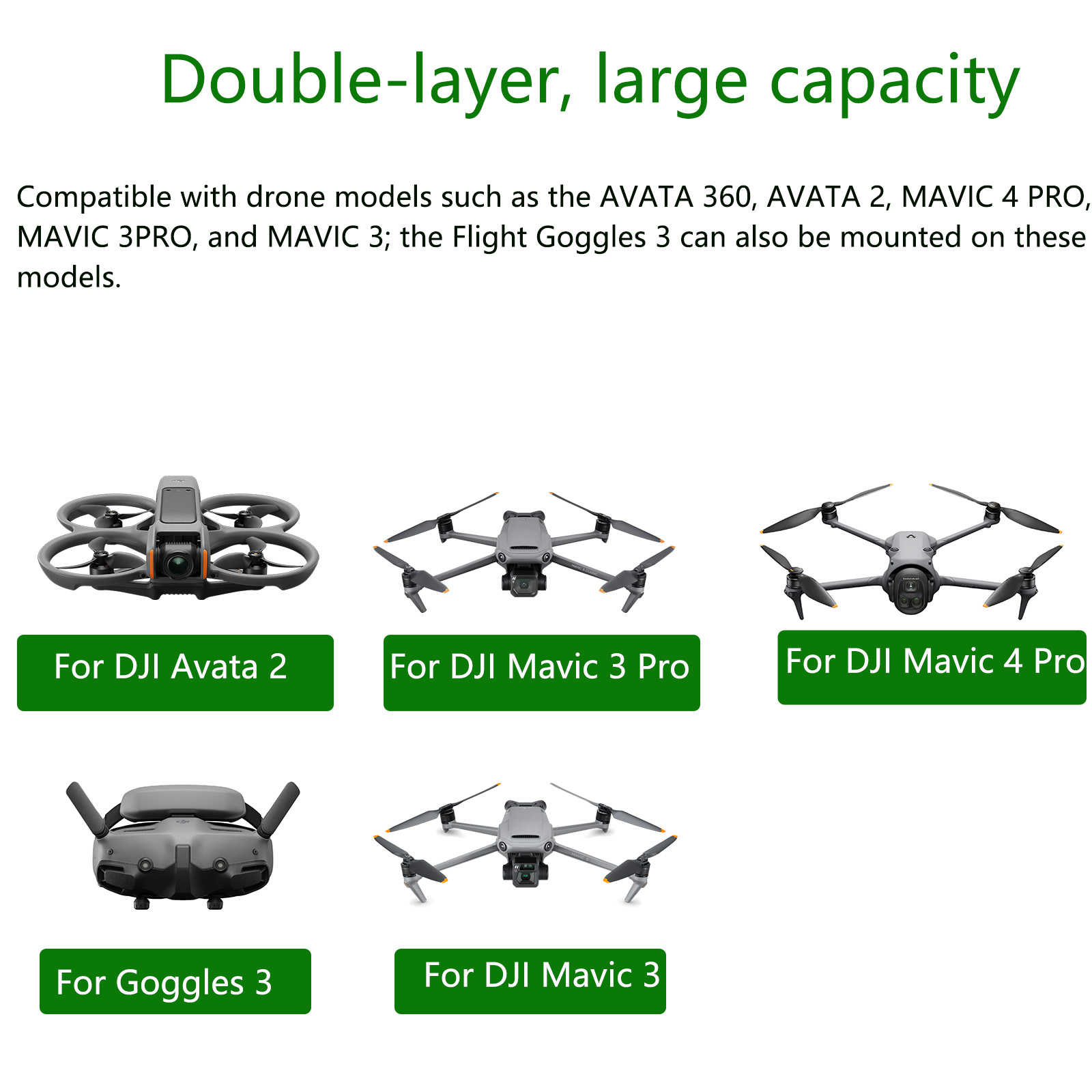 حقيبة تخزين لنظارات DJI Avata  - مراجعة Drone Motion Rc وسعره