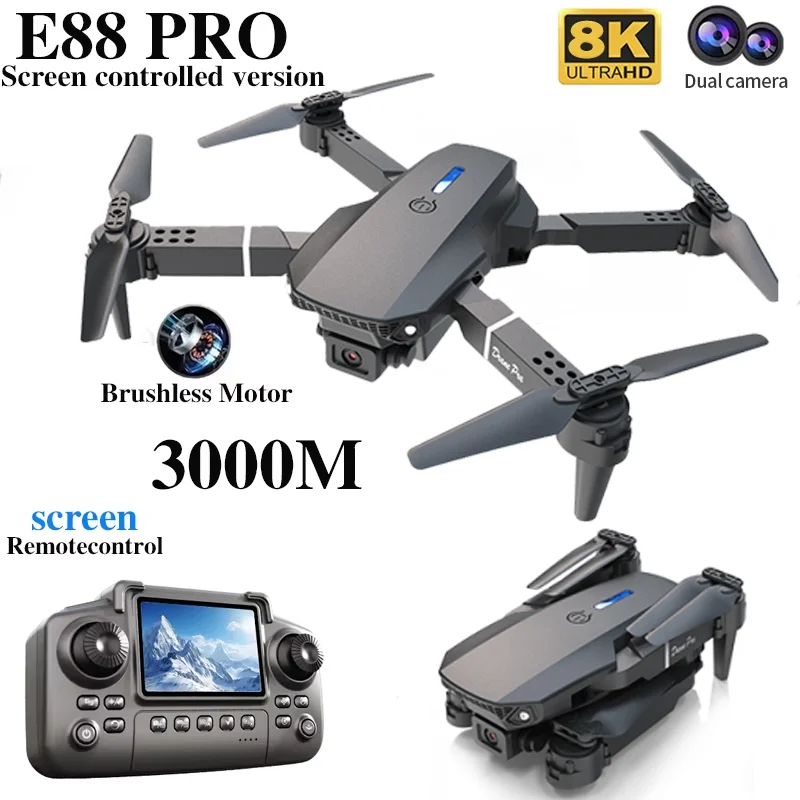 طائرة بدون طيار احترافية E88 P - مراجعة Drone Rc App وسعره