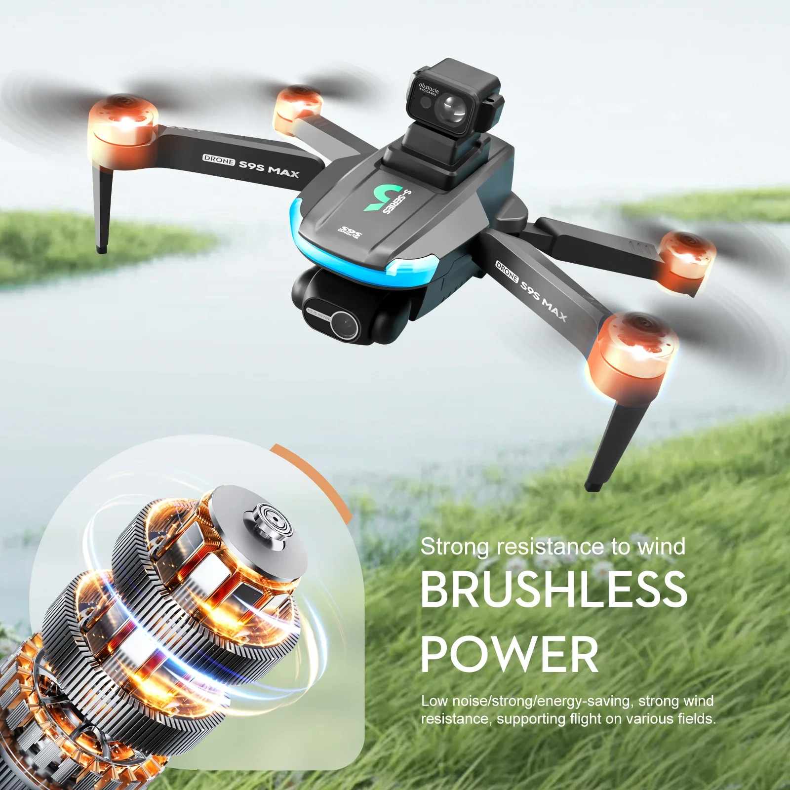 جديد S9S ماكس طائرة صغيرة بدون - مراجعة Drone Rc App وسعره