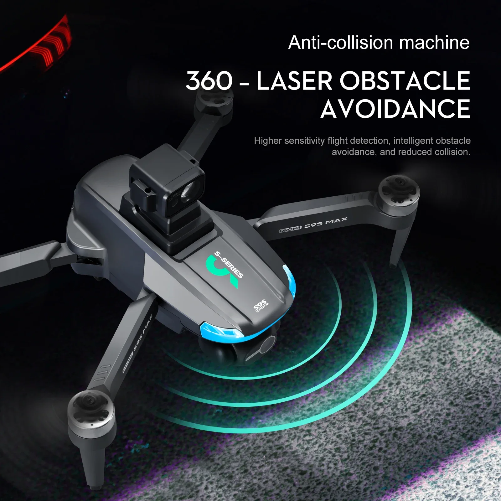 جديد S9S ماكس طائرة صغيرة بدون - مراجعة Drone Rc App وسعره