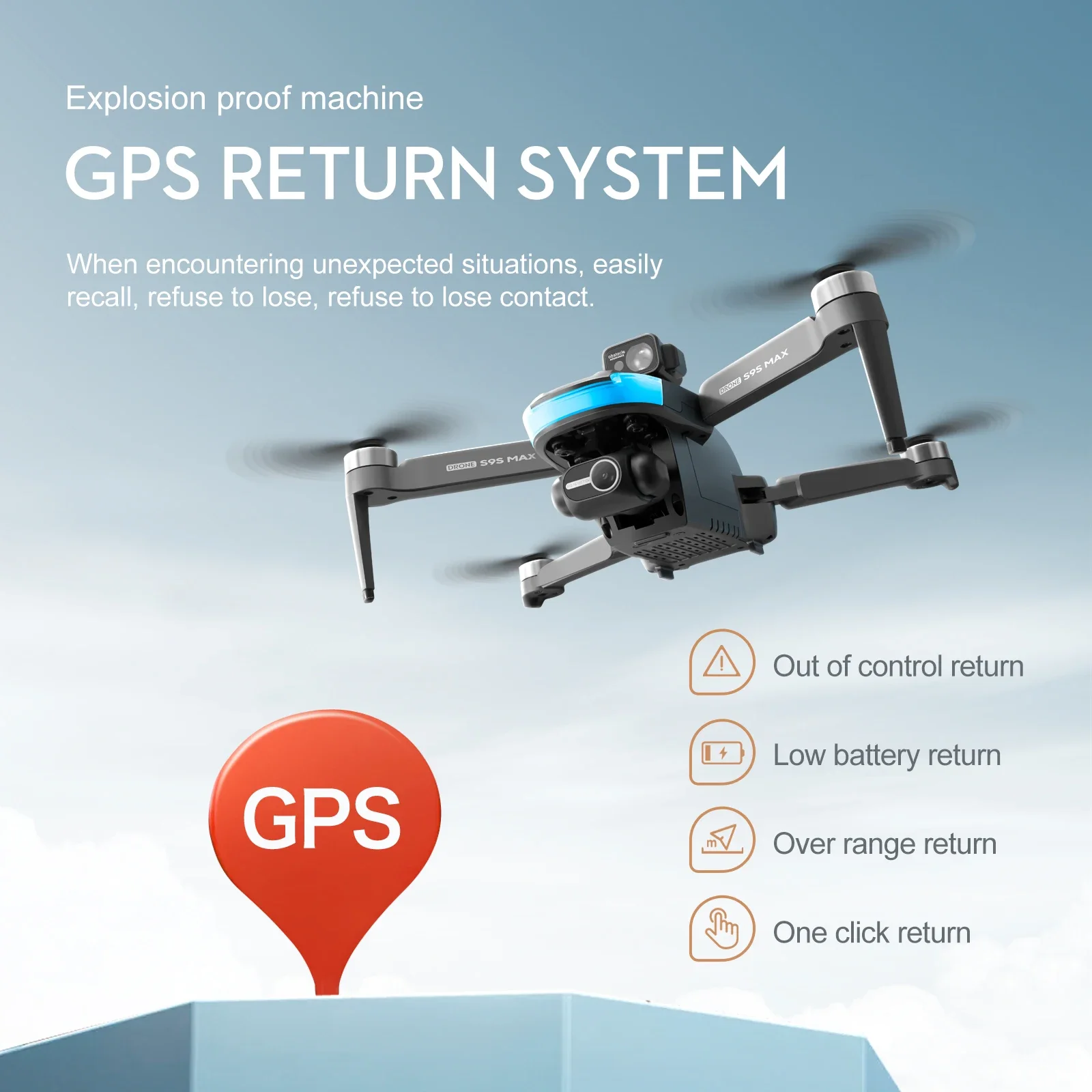 جديد S9S ماكس طائرة صغيرة بدون - مراجعة Drone Rc App وسعره