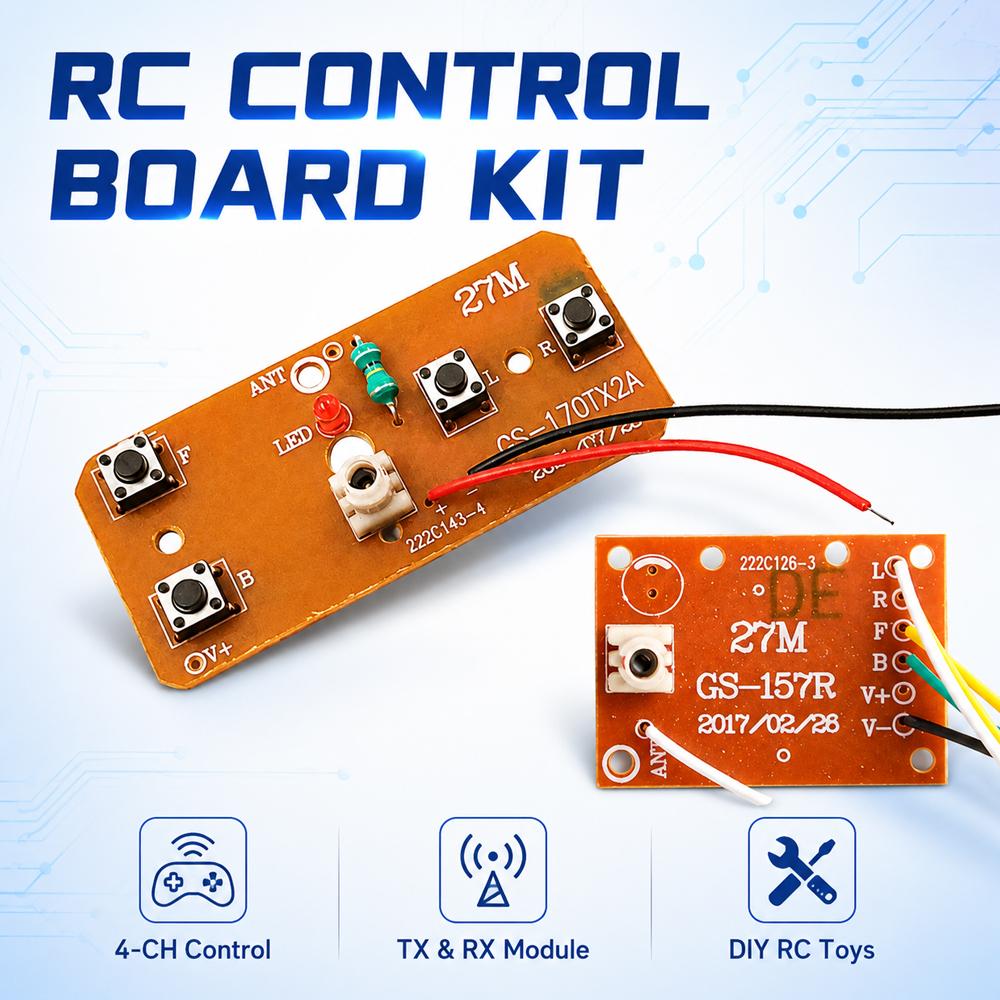 طقم تحكم عن بعد 27 ميجاهرتز، و - مراجعة Joystick Rc Drone وسعره