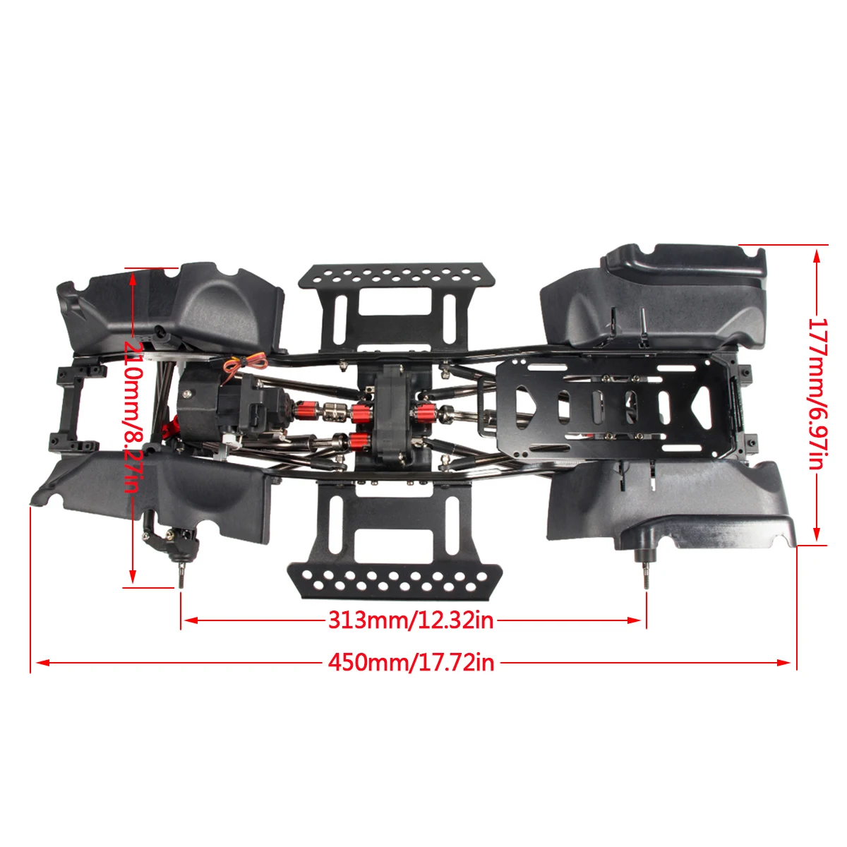 طقم هيكل الزاحف RC ، 1:10 RC ، - مراجعة Rc Rock Crawler وسعره