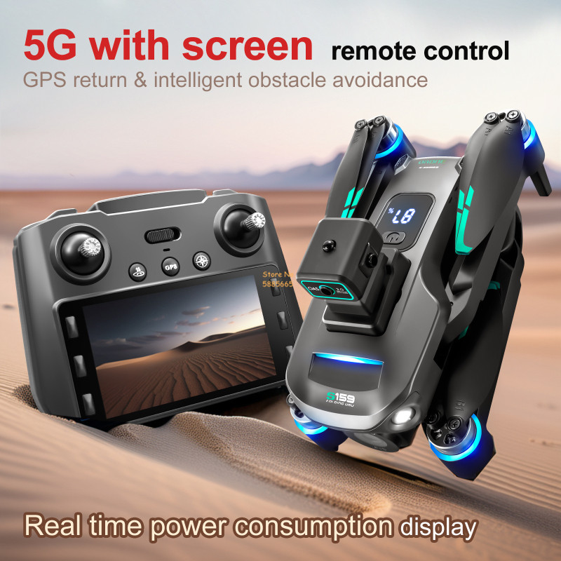 8K كاميرا مزدوجة 5G WIFI FPV ا - مراجعة Drone Rc Gps وسعره