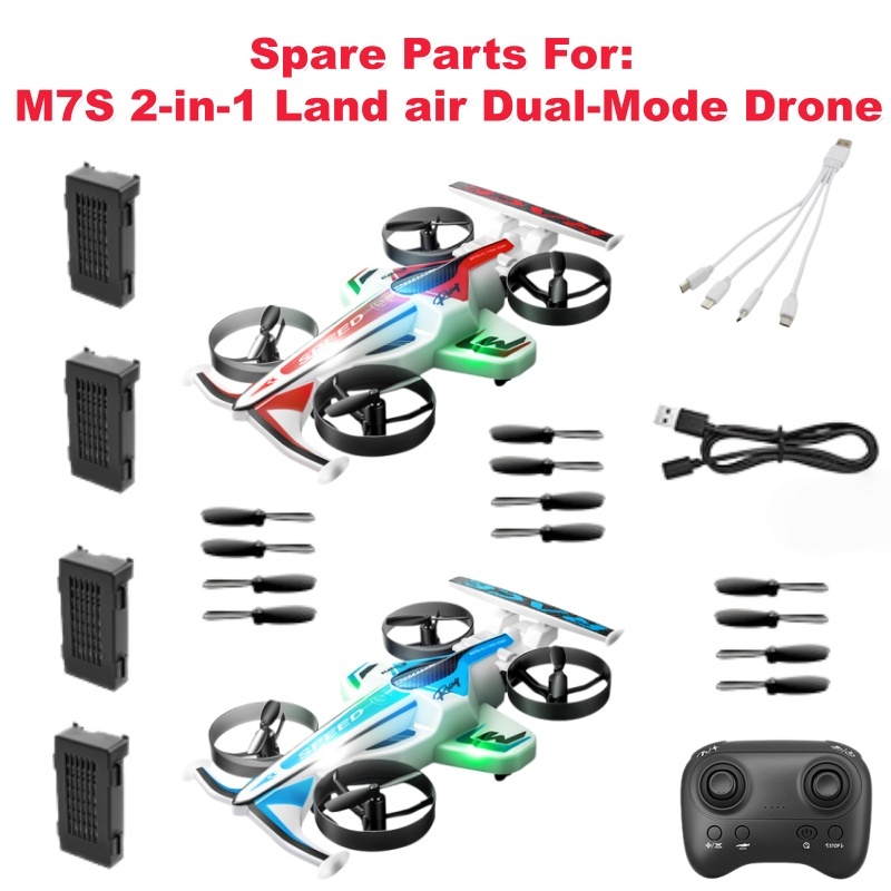 طائرة بدون طيار M7S ثنائية الو - مراجعة Rc Drone And Flying Car وسعره