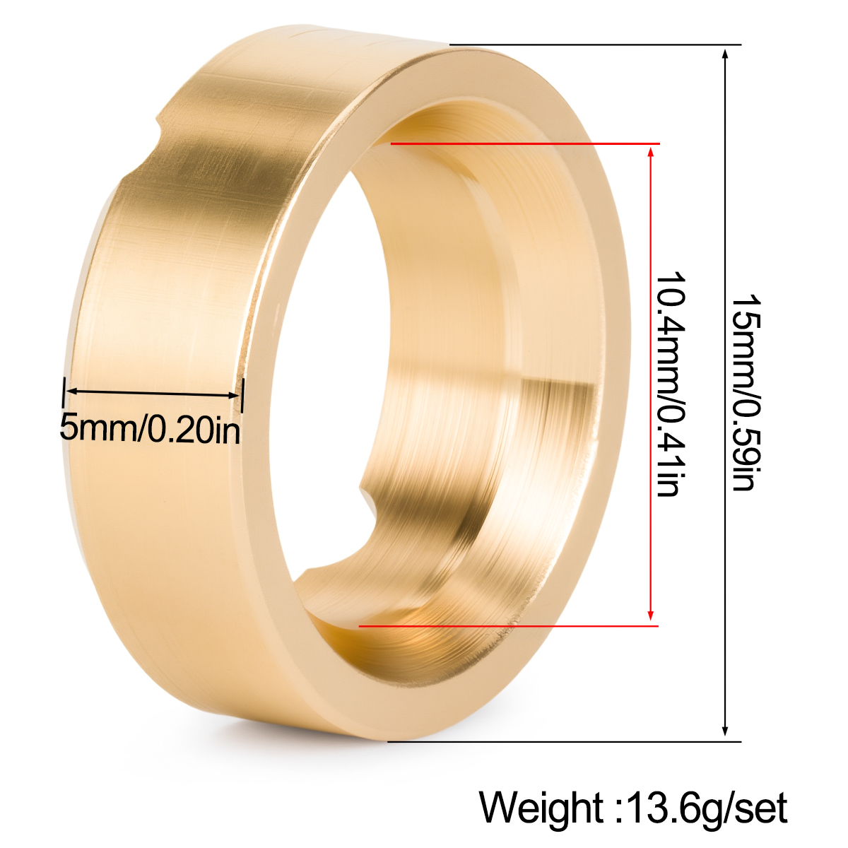 4 قطع أوزان عجلات نحاسية تناسب - مراجعة Rc Rock Crawler وسعره