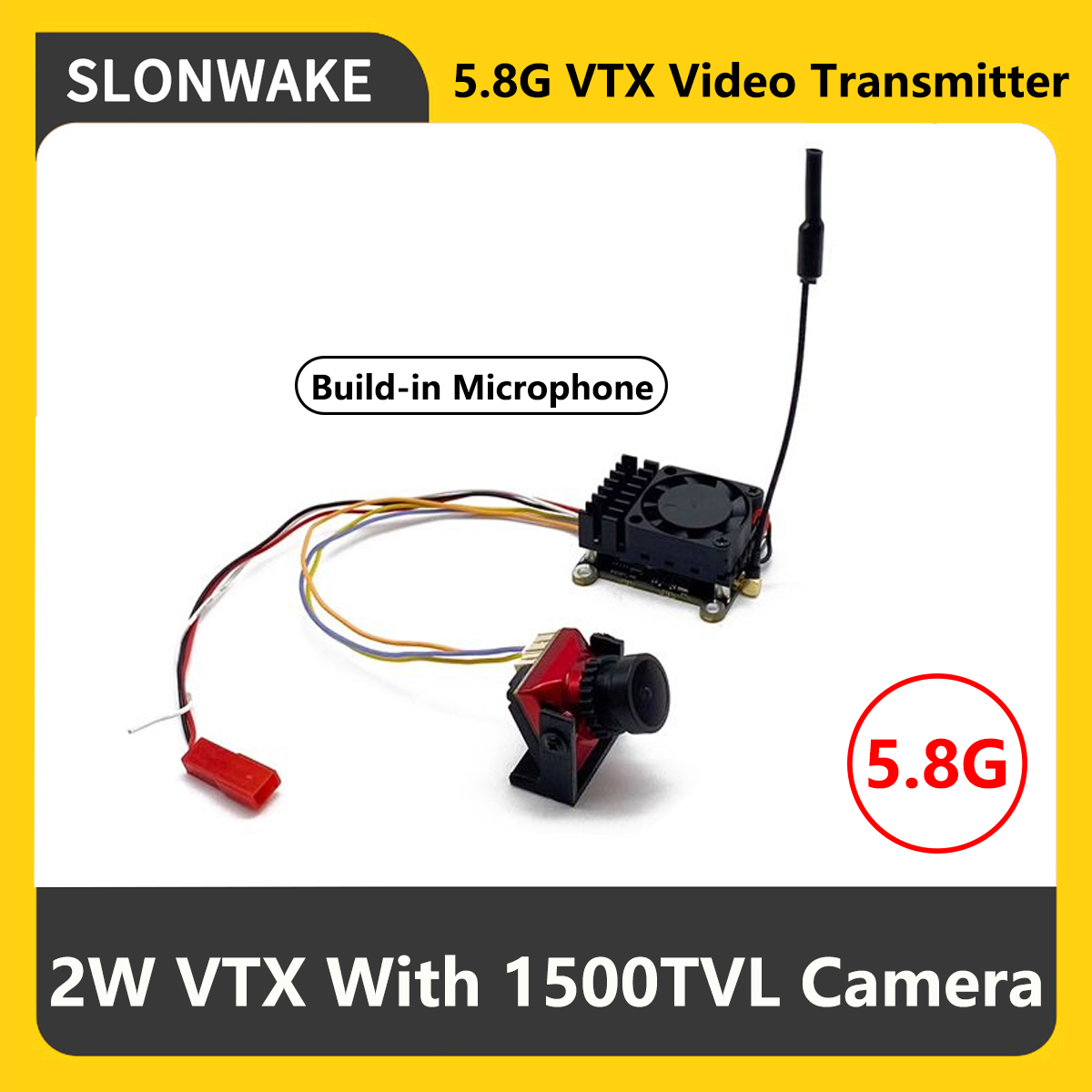 جهاز إرسال SLONWAKE 5.8G 2000m - مراجعة Drone Rc Remote Control وسعره