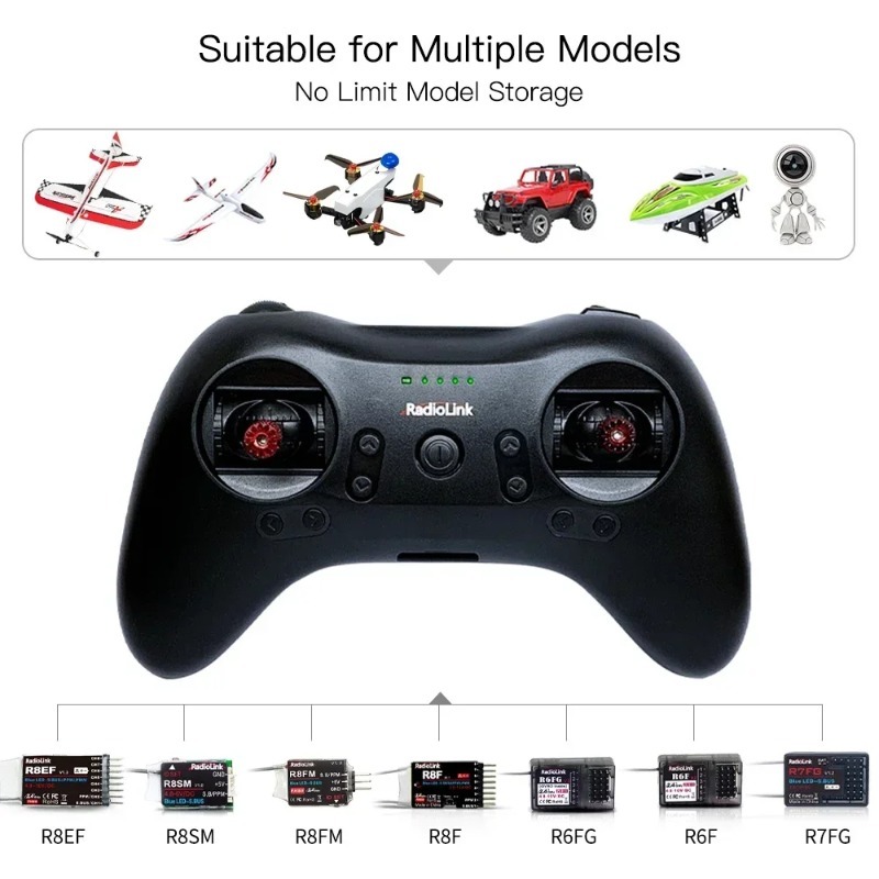 جهاز تحكم عن بعد راديولينك T8S - مراجعة Drone Rc Game وسعره
