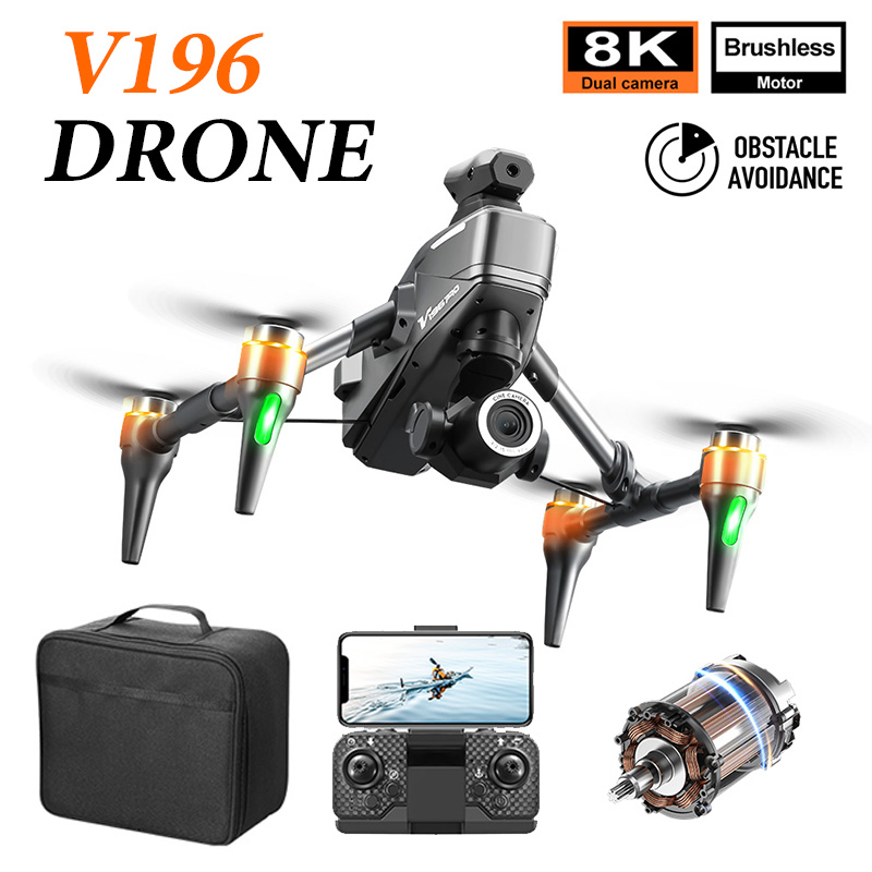 V196 سبيكة برو ماكس الطائرة بد - مراجعة Drone V196 Rc وسعره