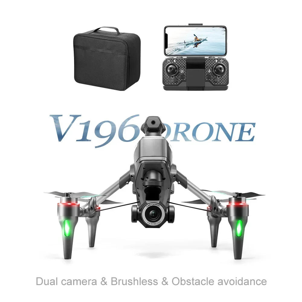 V196 Pro 8K HD كاميرا مزدوجة ب - مراجعة Drone V196 Rc وسعره