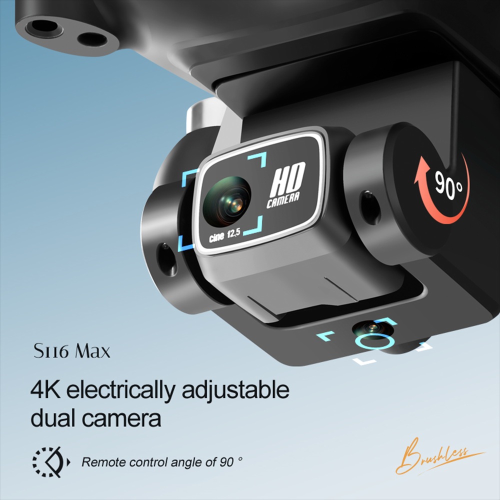 أحدث طائرة بدون طيار S116 MAX  - مراجعة Drone Rc S116 وسعره