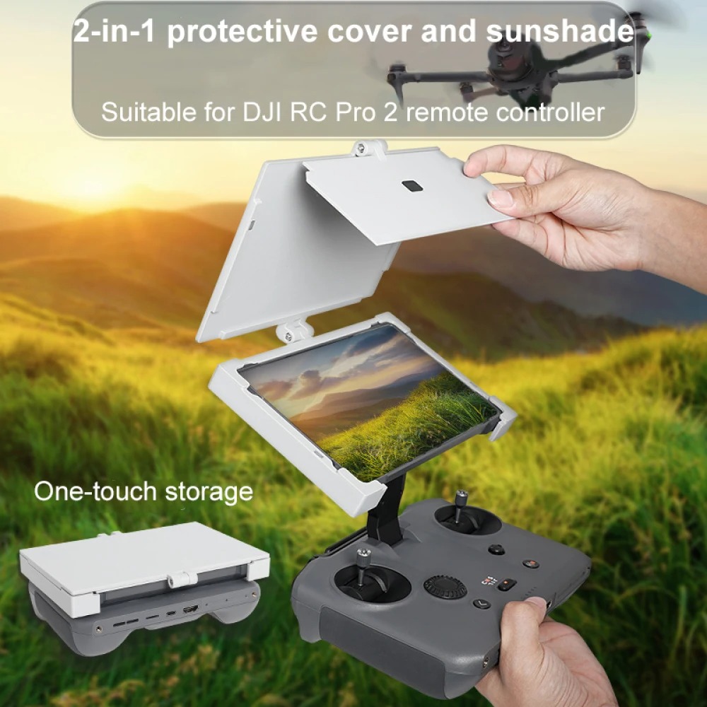 غطاء شمسي 2 في 1 للحماية ﻿ غطا - مراجعة Drone Rc Controller Cover وسعره