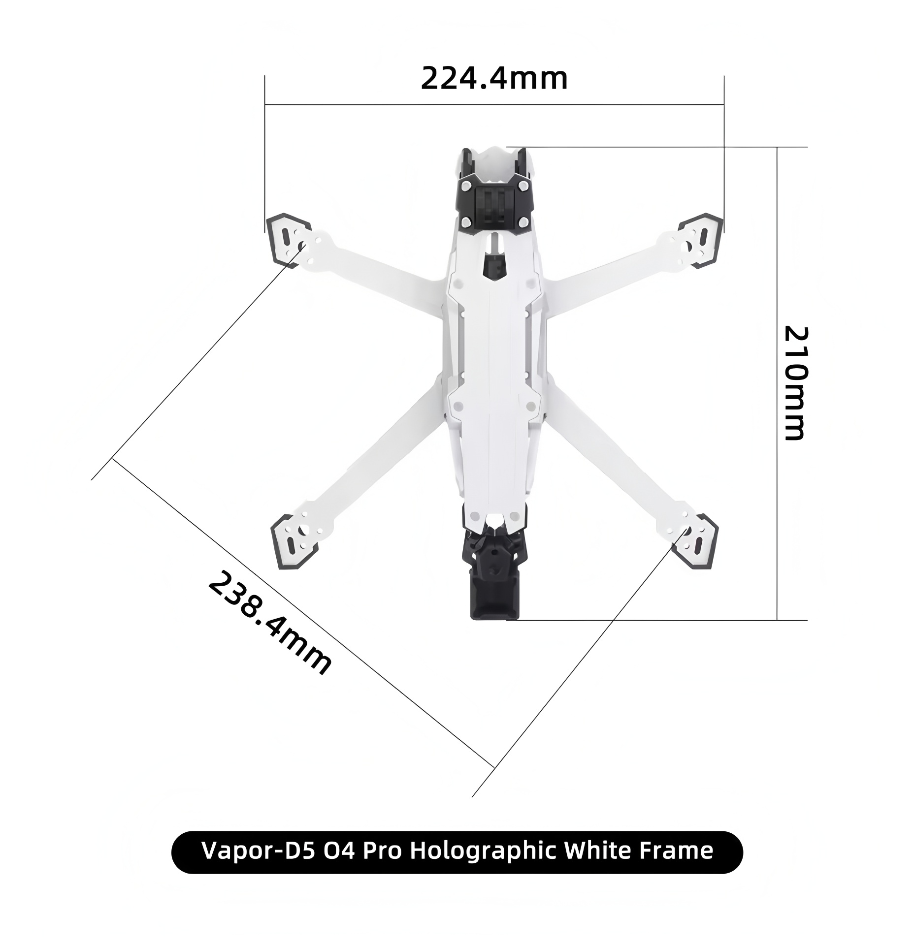 إطار GEPRC Vapor D5/x5/x6 O4 P - مراجعة Drone Rc Parts وسعره