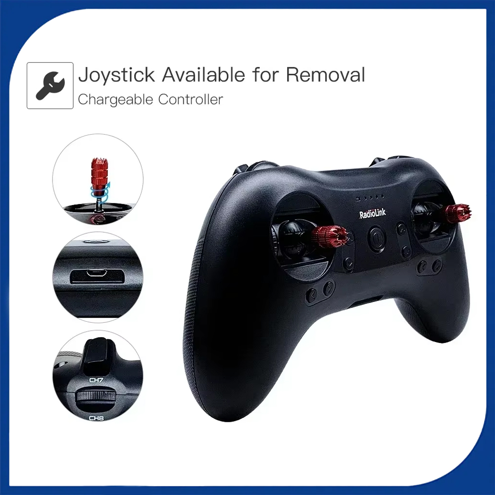 جهاز إرسال Radiolink T8S بـ 8  - مراجعة Drone Rc Game وسعره