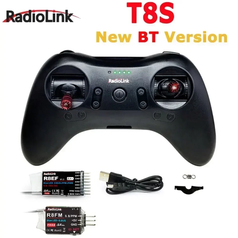 جهاز إرسال Radiolink T8S بـ 8  - مراجعة Drone Rc Game وسعره