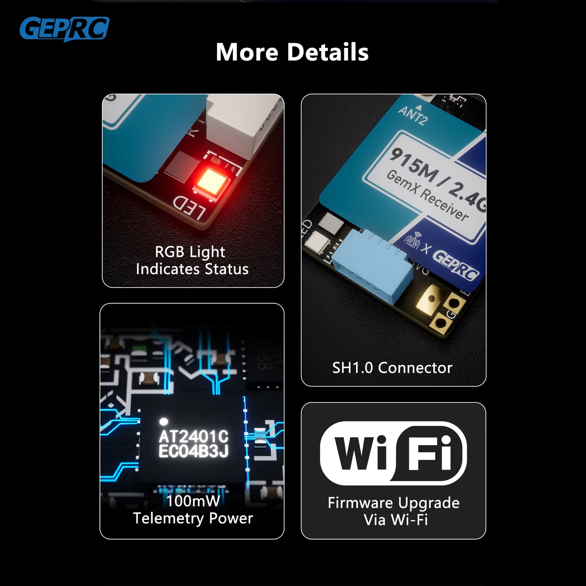 GEPRC ELRS 915 متر/2.4 جرام ال - مراجعة Drone Rc Parts وسعره