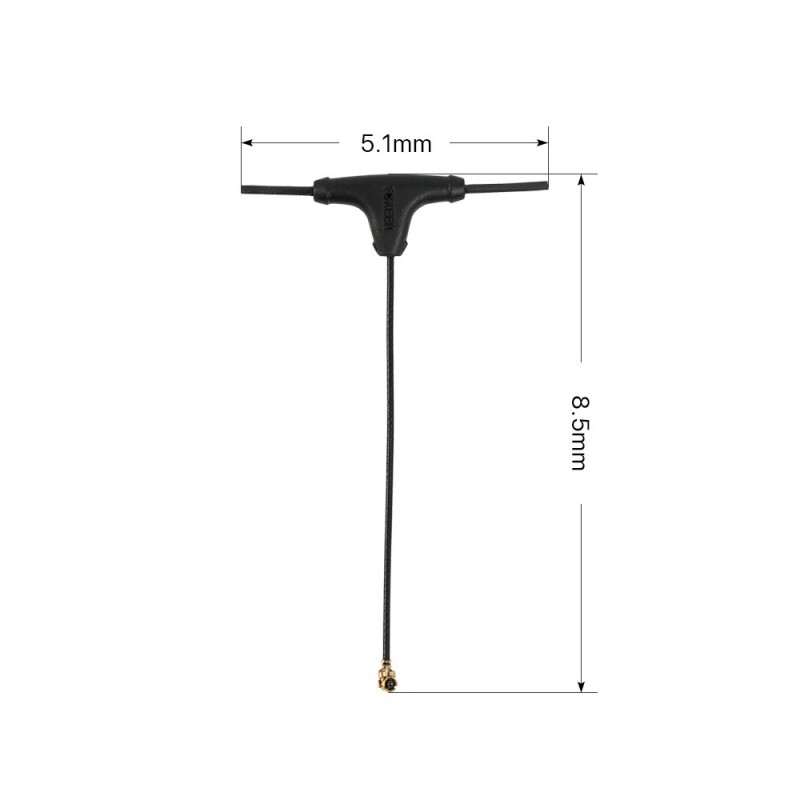 2.4G 915MHz مايكرو T-نوع هوائي - مراجعة Crossfire Receiver Rx وسعره