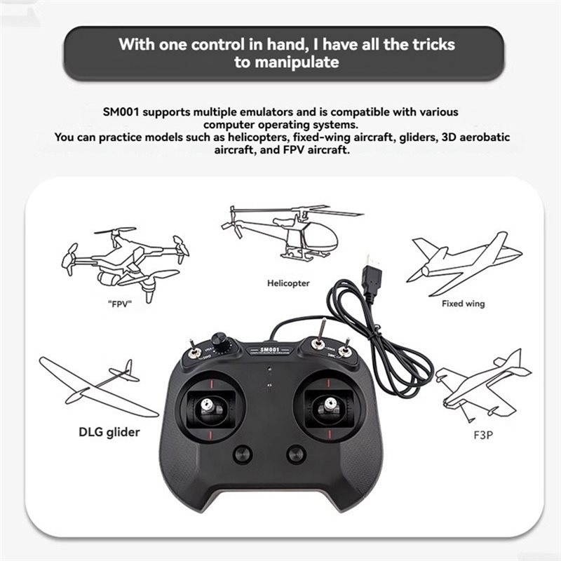 B92B لجهاز تحكم عن بعد FS-SM00 - مراجعة Drone Rc Simulator وسعره