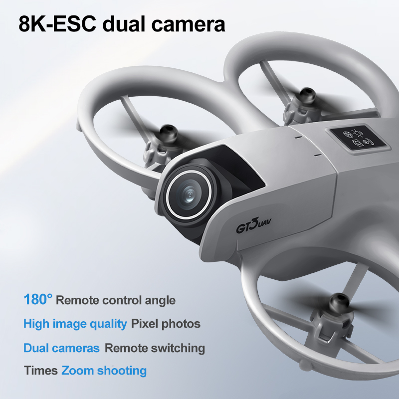 GT3 جديد مع شاشة صغيرة بدون طي - مراجعة Drone Rc Remote Control وسعره