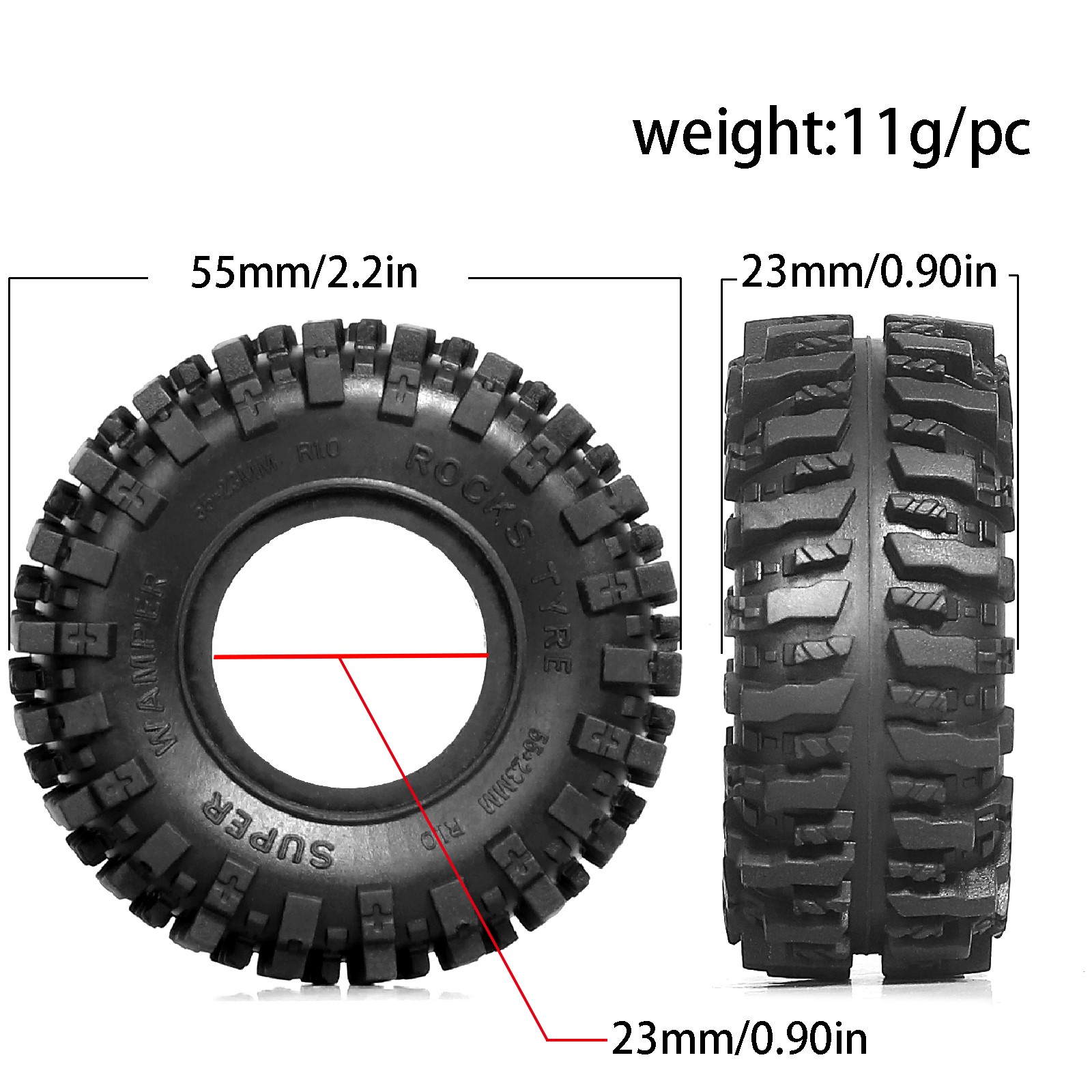 إطارات سيارات RC كروولر مقاس 1 - مراجعة Rc Rock Crawler وسعره