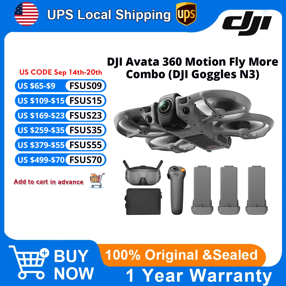 طائرة DJI Avata 360 Motion Fly - مراجعة Drone Motion Rc وسعره